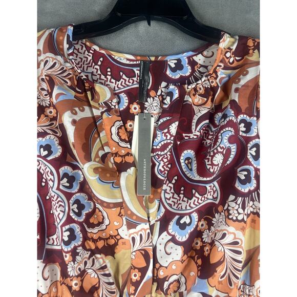 Anthropologie The Somerset Maxi Dress Size X- Large XL Geometric Print - Picture 6 of 12